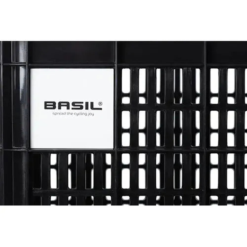 Basil - Cestino per bici S - 17,5 Litri - Nero