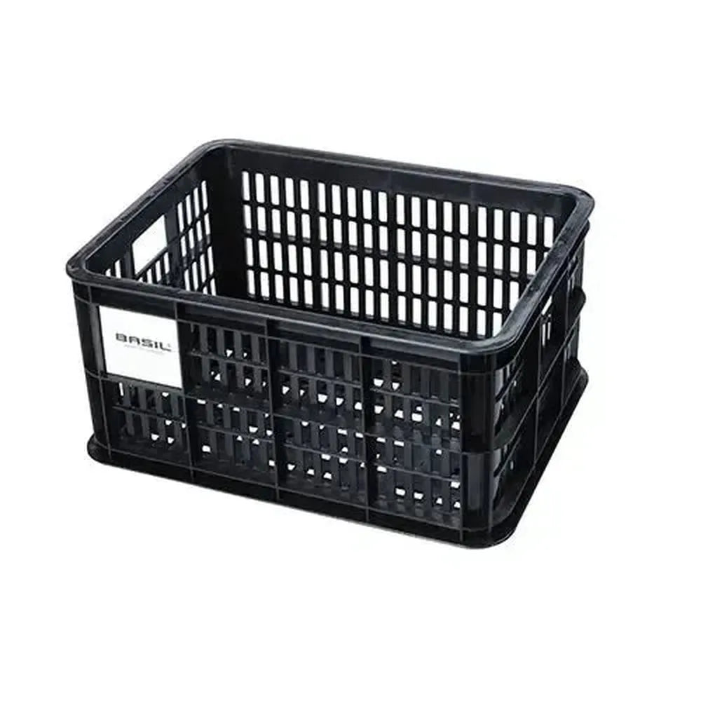 Basil - Cestino per bici S - 17,5 Litri - Nero